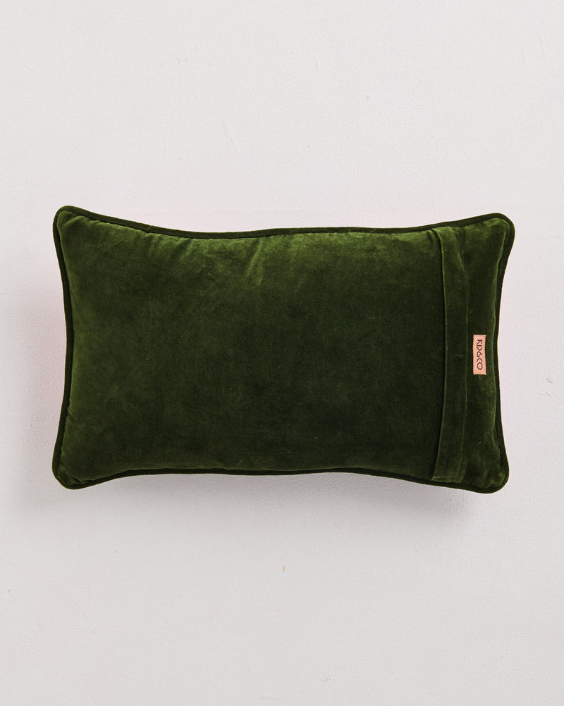 Tuscan Angles Velvet Rectangle Cushion