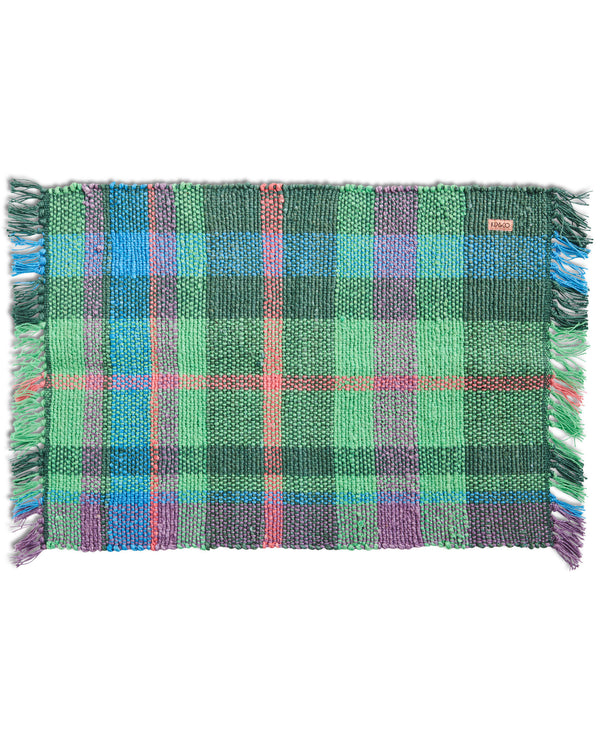 Jewel Of The Nile Tartan Jute Floor Mat