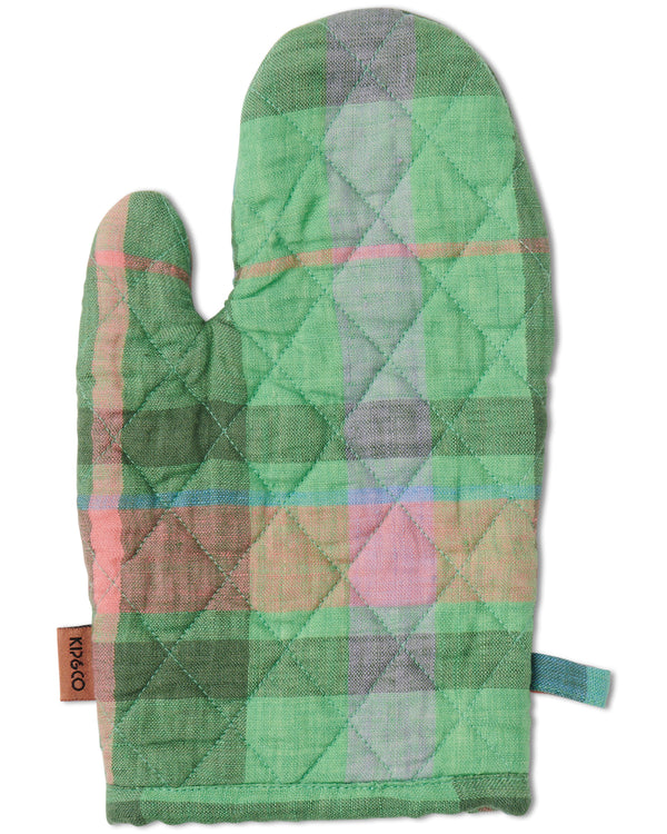 Jewel Of The Nile Tartan Oven Mitt