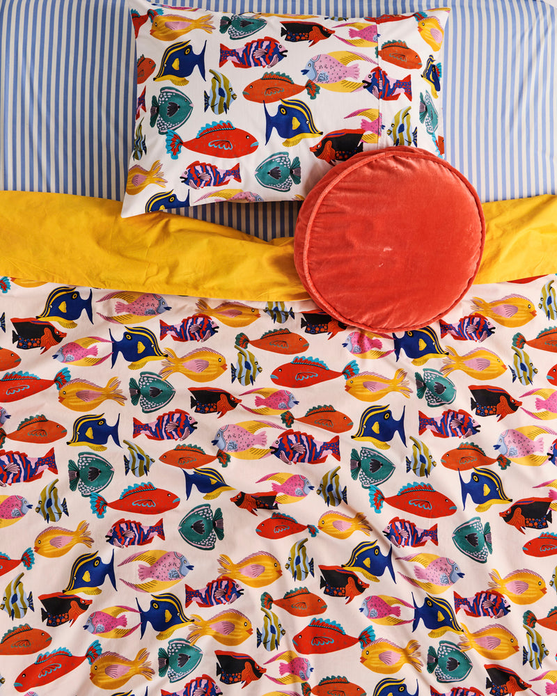 Fishy Business Organic Cotton Quilt Cover