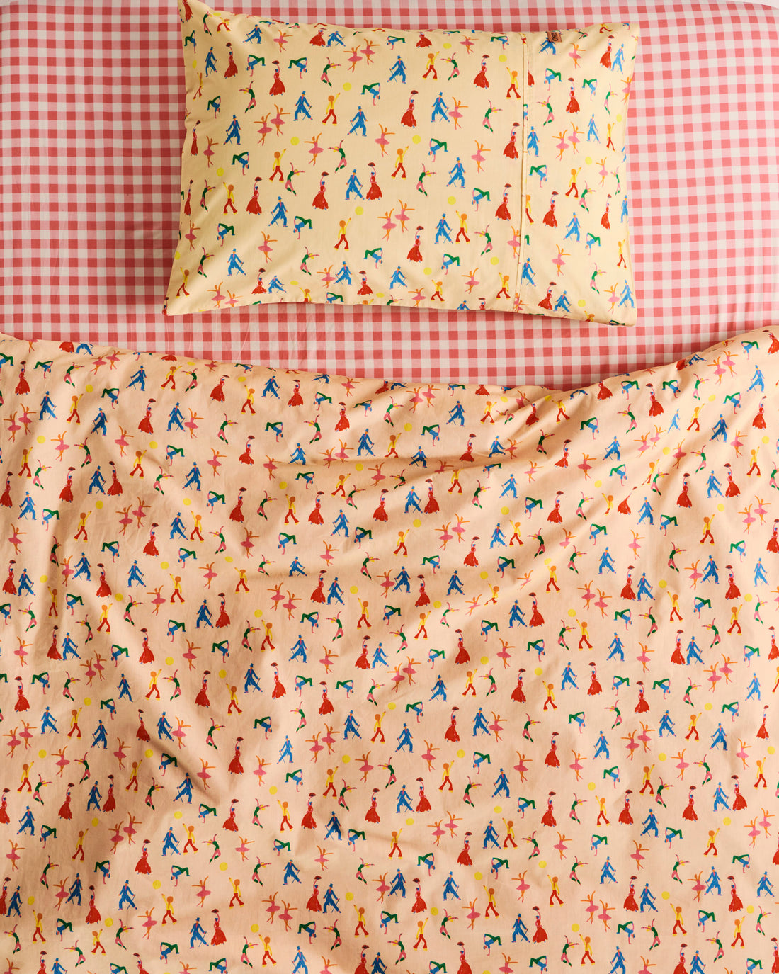 Dance Off Organic Cotton Pillowcase