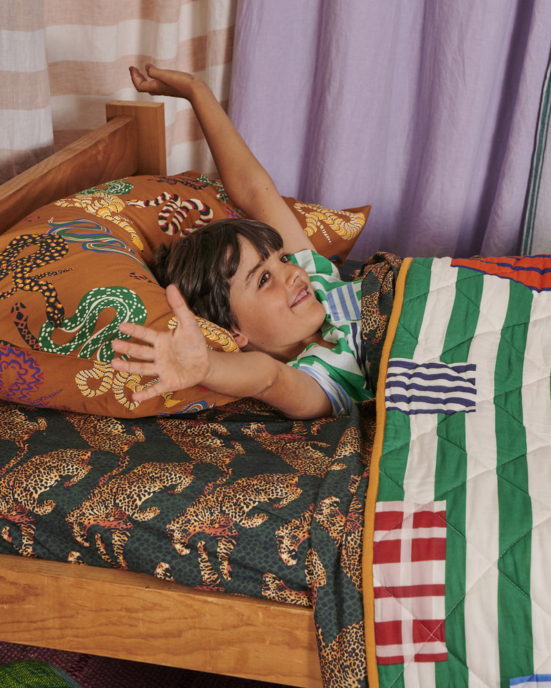 Snake Pit Organic Cotton Pillowcase