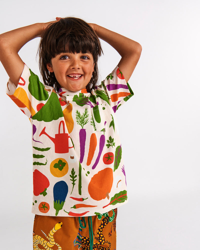 Kip&Co x Stephanie Alexander Stephanie's Harvest Kids Organic Cotton T-Shirt