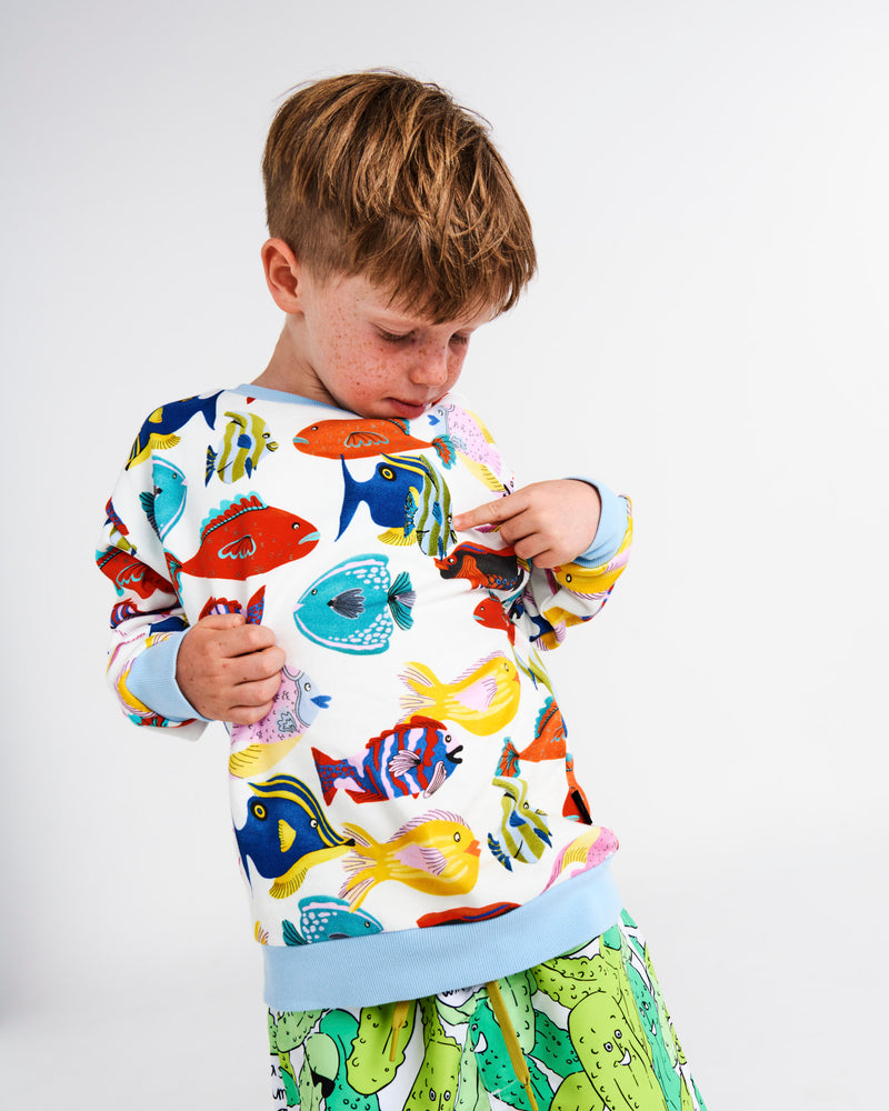 Fishy Business Organic Cotton Sweater