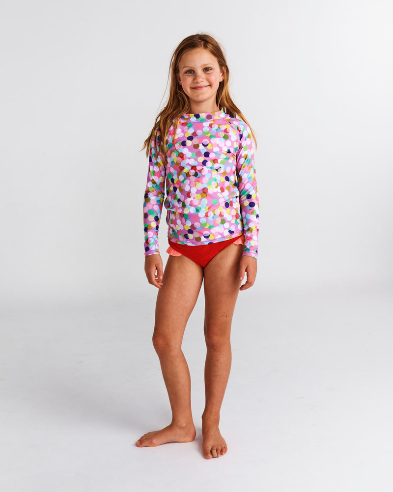 Confetti Pink Rash Vest