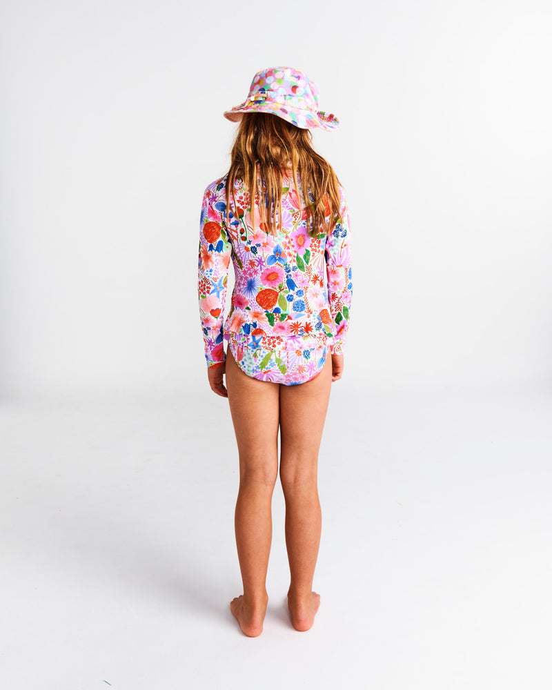 Meandering Meadow Long Sleeve Bathers