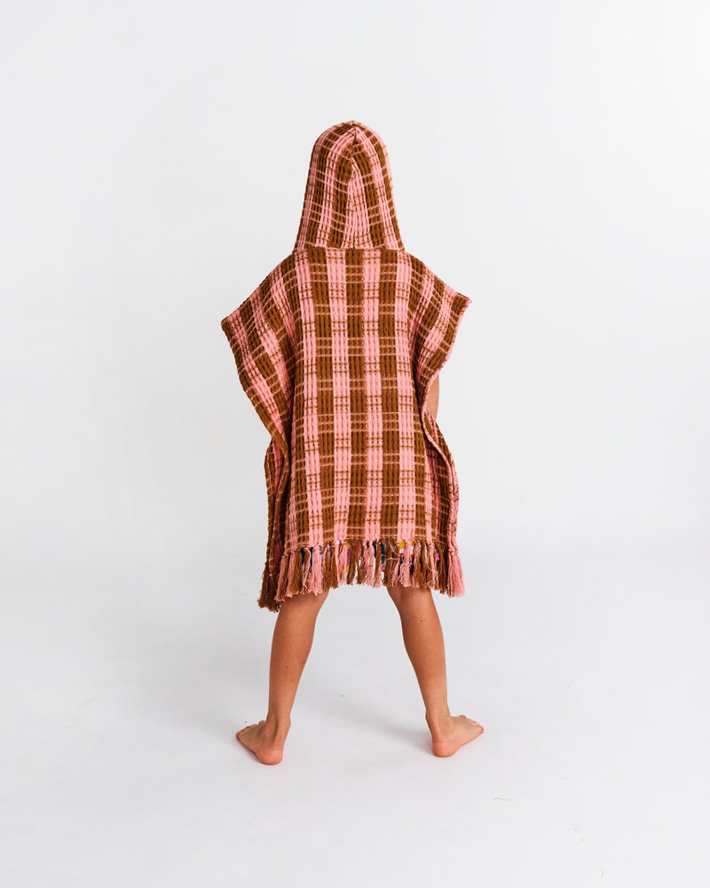 Toasted Marshmallow Kids Waffle Poncho