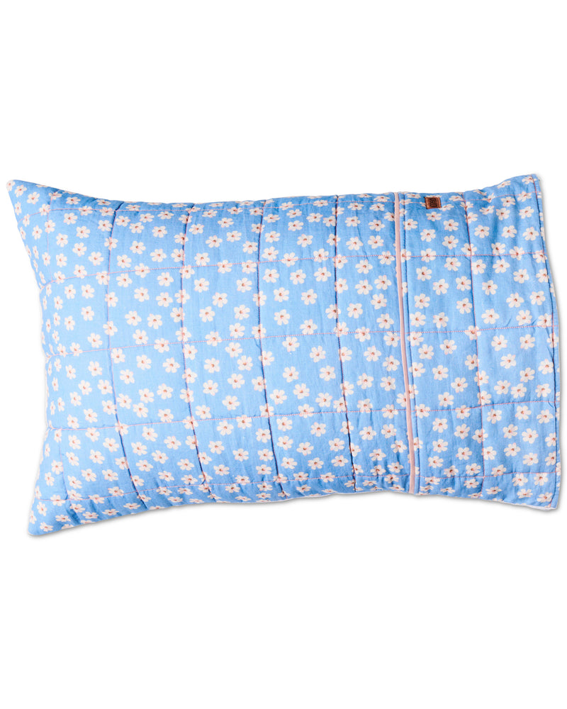 Lazy Sunday Reversible Linen Quilted Pillowcases