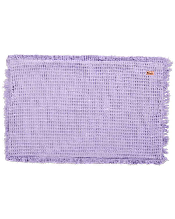 Lilac Waffle Bath Mat