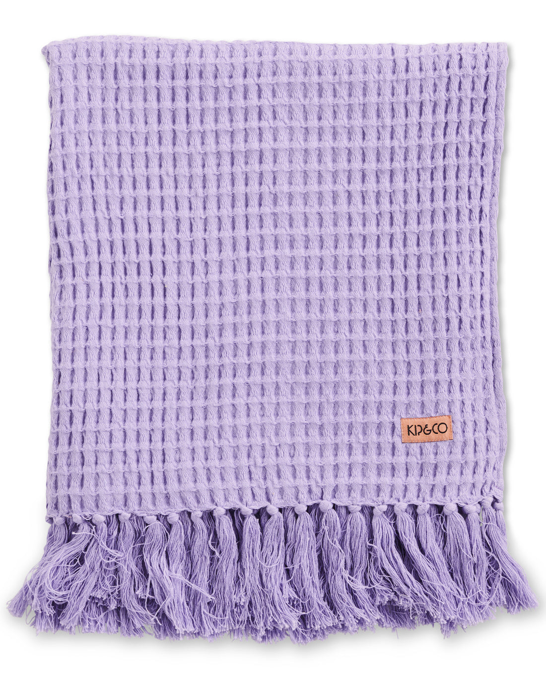 Lilac Waffle Bath Sheet / Beach Towel