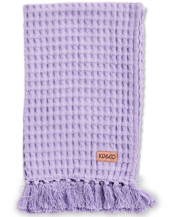 Lilac Waffle Hand Towel