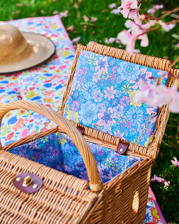 Bunch Of Fun Rattan Picnic Basket