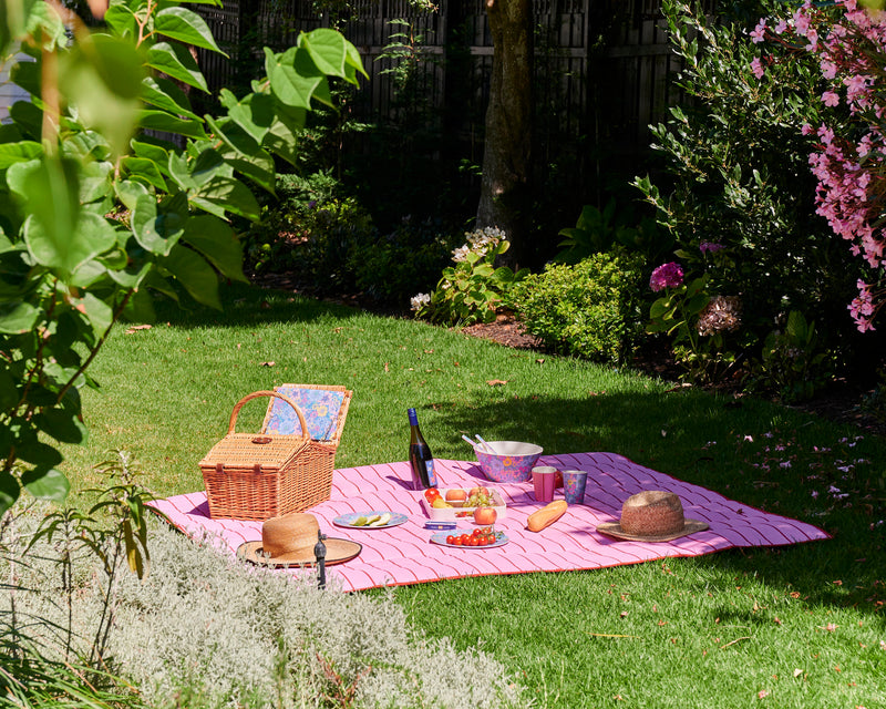 Bunch Of Fun Rattan Picnic Basket