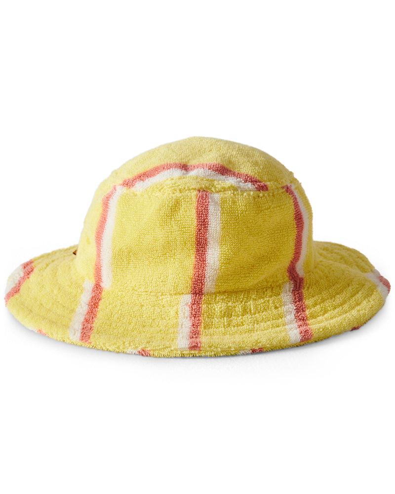 Pina Colada Stripe Terry Beach Hat