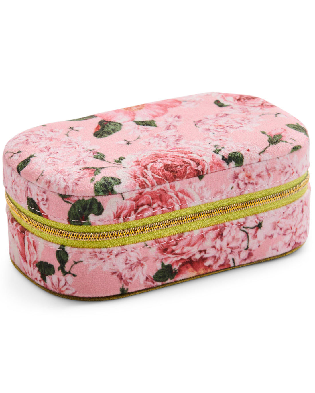 Rose Garden Travel Velvet Jewellery Box