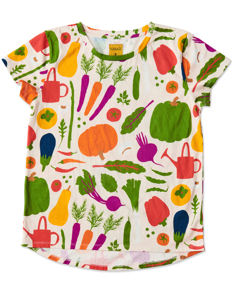 Kip&Co x Stephanie Alexander Stephanie's Harvest Adult Organic Cotton T-Shirt