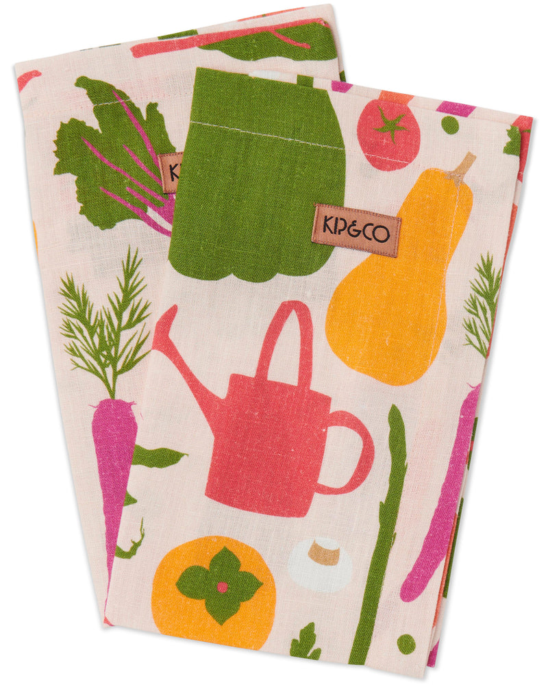 Kip&Co x Stephanie Alexander Stephanie's Harvest Linen 4P Napkin Set