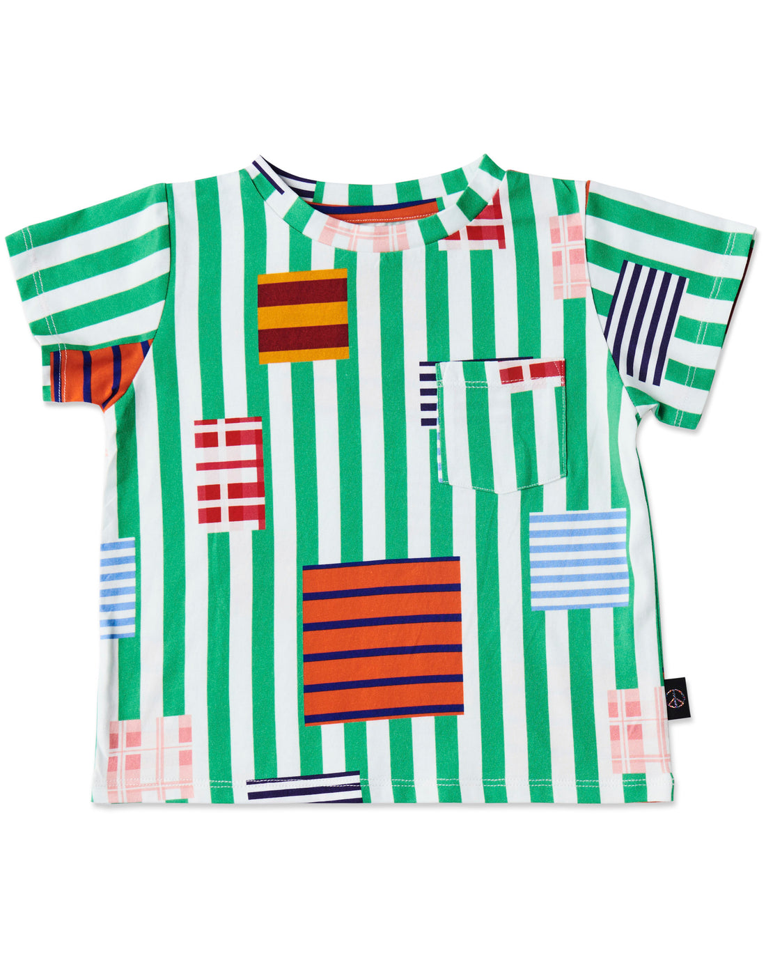 Stripe On Stripe Organic Cotton T-Shirt