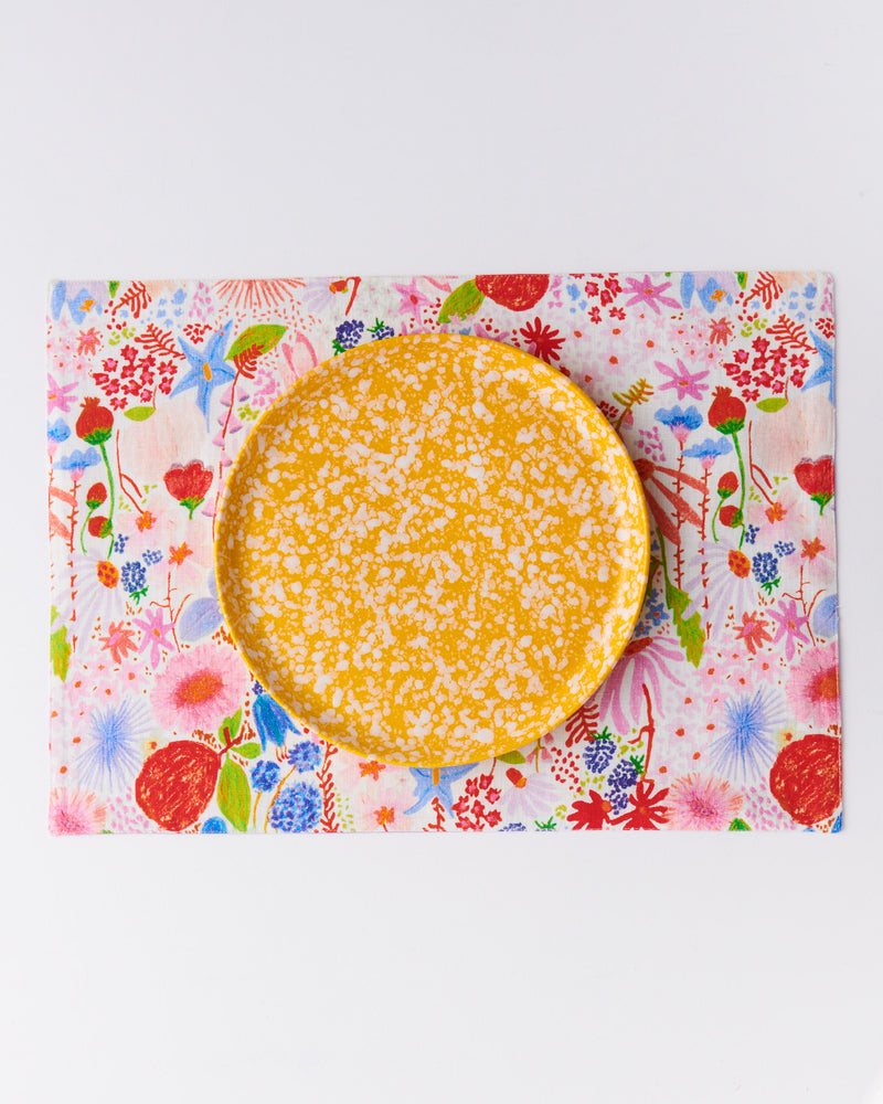 Meandering Meadow Linen 4P Placemat Set