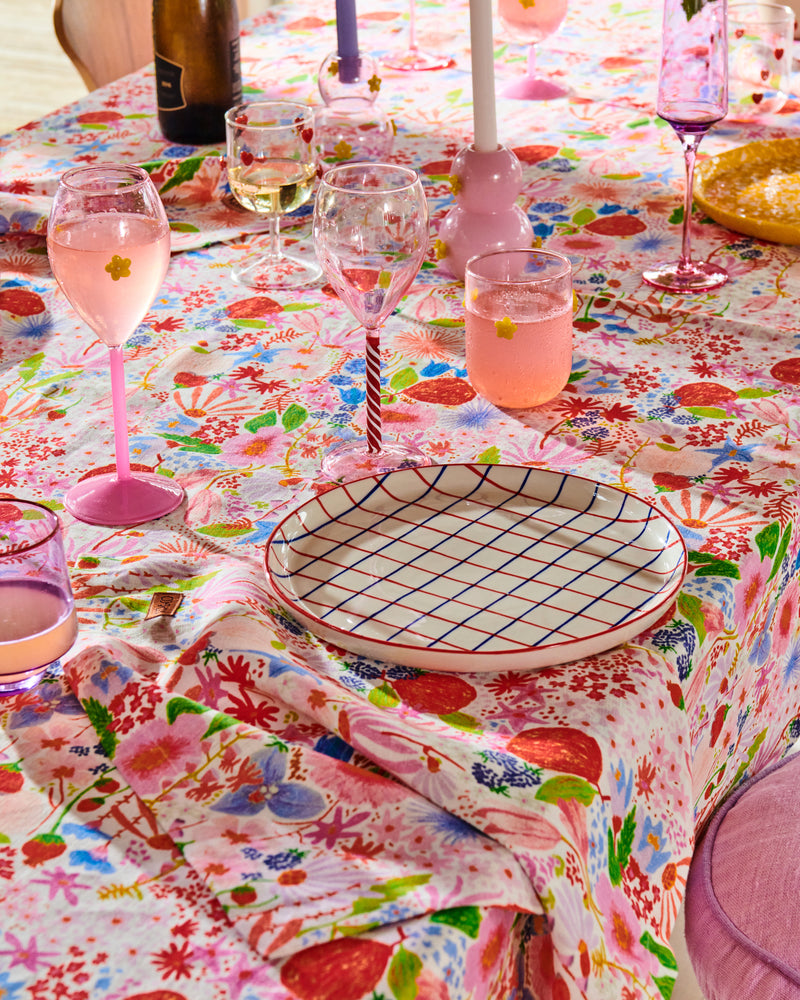 Meandering Meadow Linen Tablecloth