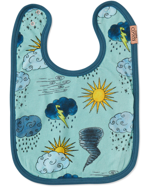 Weather Report Organic Cotton Bib