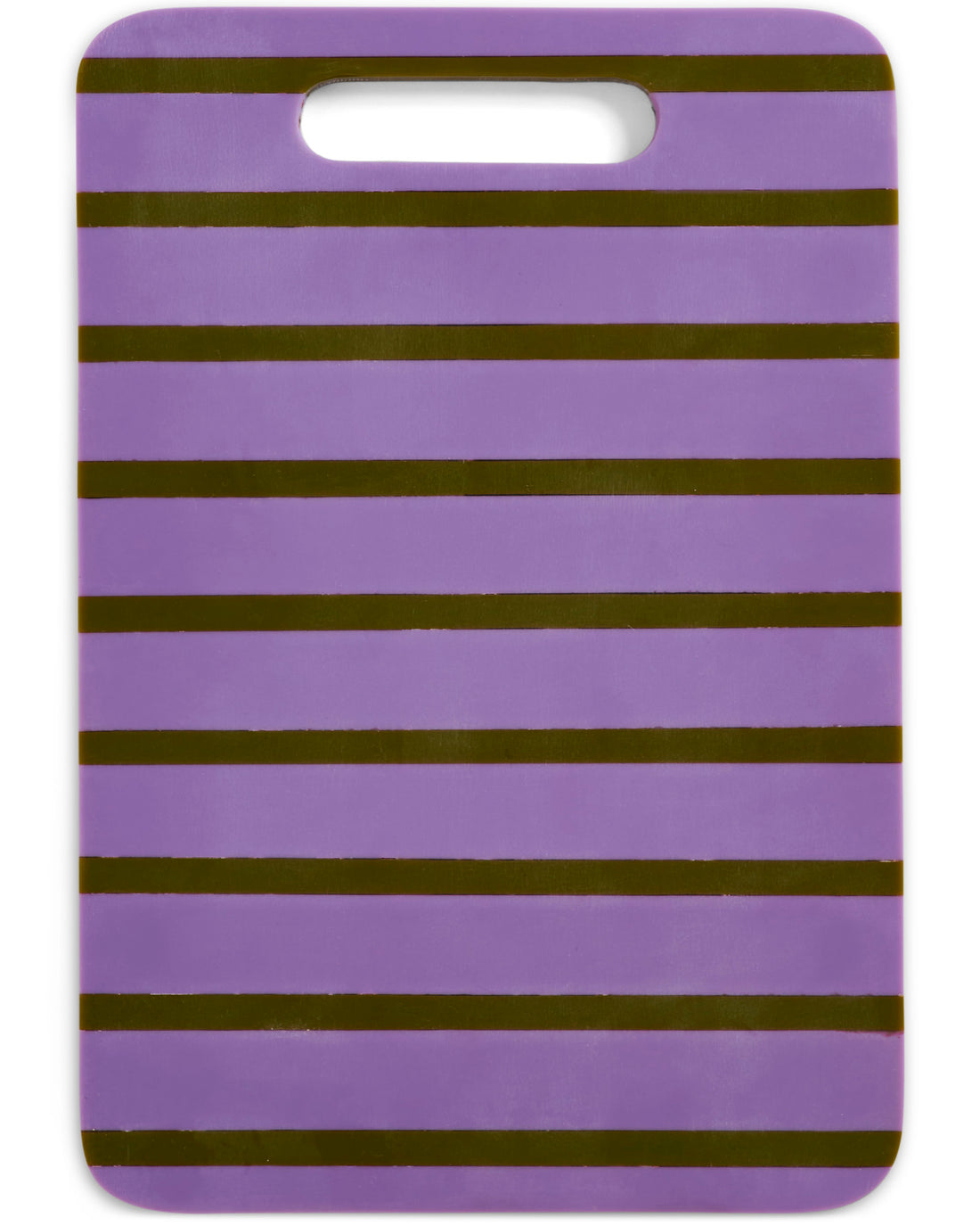 Wisteria Lane Stripe Resin Serving Board