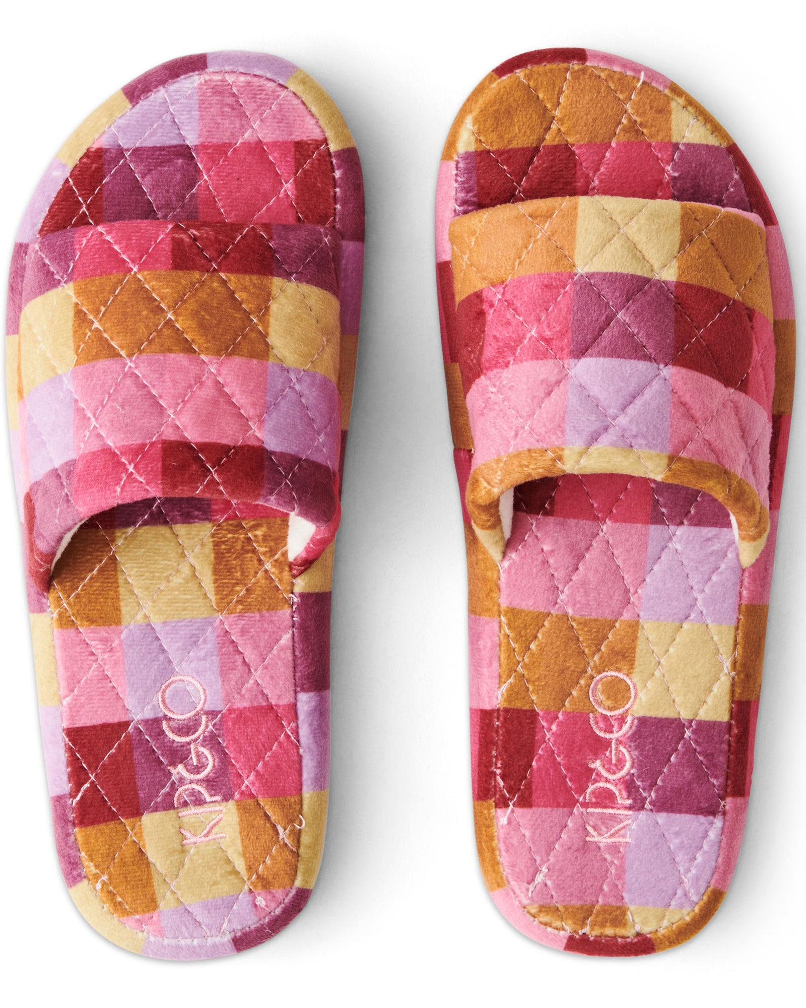 Tutti Frutti Quilted Velvet Adult Slippers – Kip\u0026Co