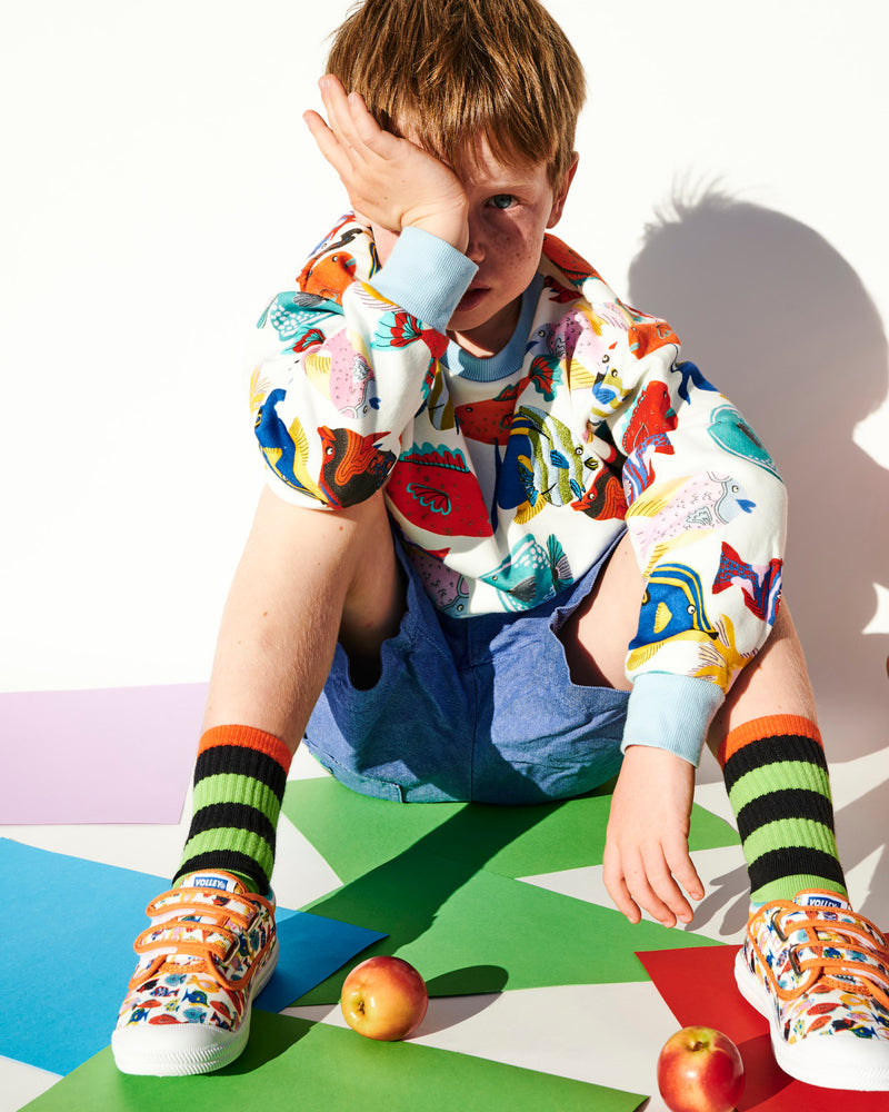 Kip&Co x Volley Fishy Business International Junior Kids Sneaker