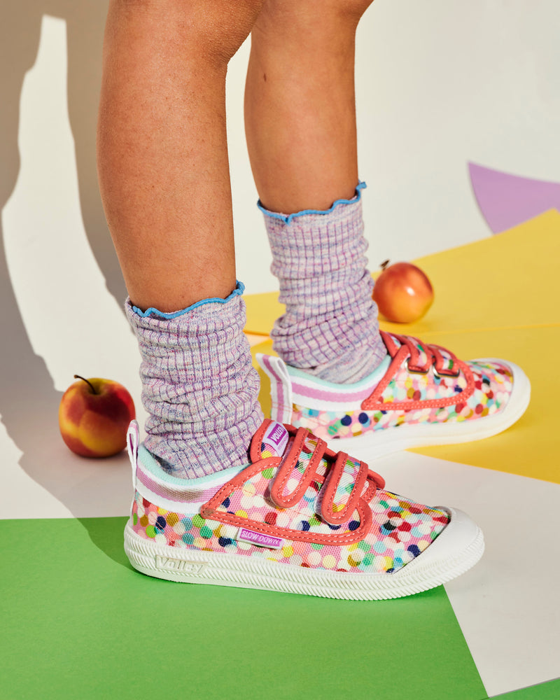 Kip&Co x Volley Confetti Pink International Junior Kids Sneaker