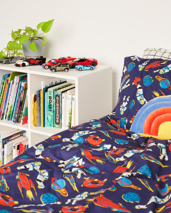 Outer Space Organic Cotton Quilt Cover