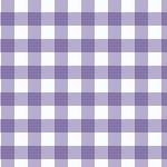 Lilac Gingham Organic Cotton Baby Fitted Sheet