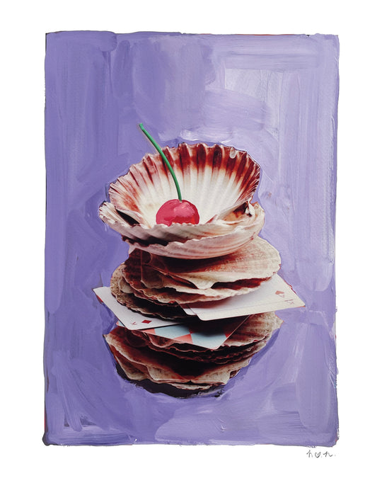 "Lilac Stack" by Nicole Nelius for Kip&Co Printed Wall Art