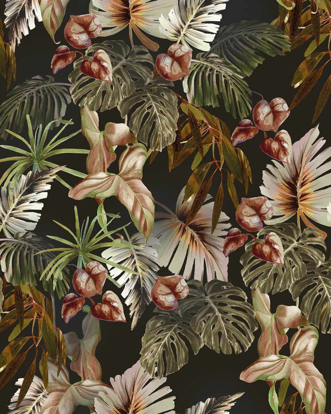 Milton & King x Kip&Co Night Jungle Wallpaper