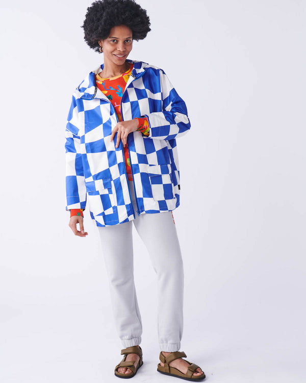 Checkerboard Raincoat