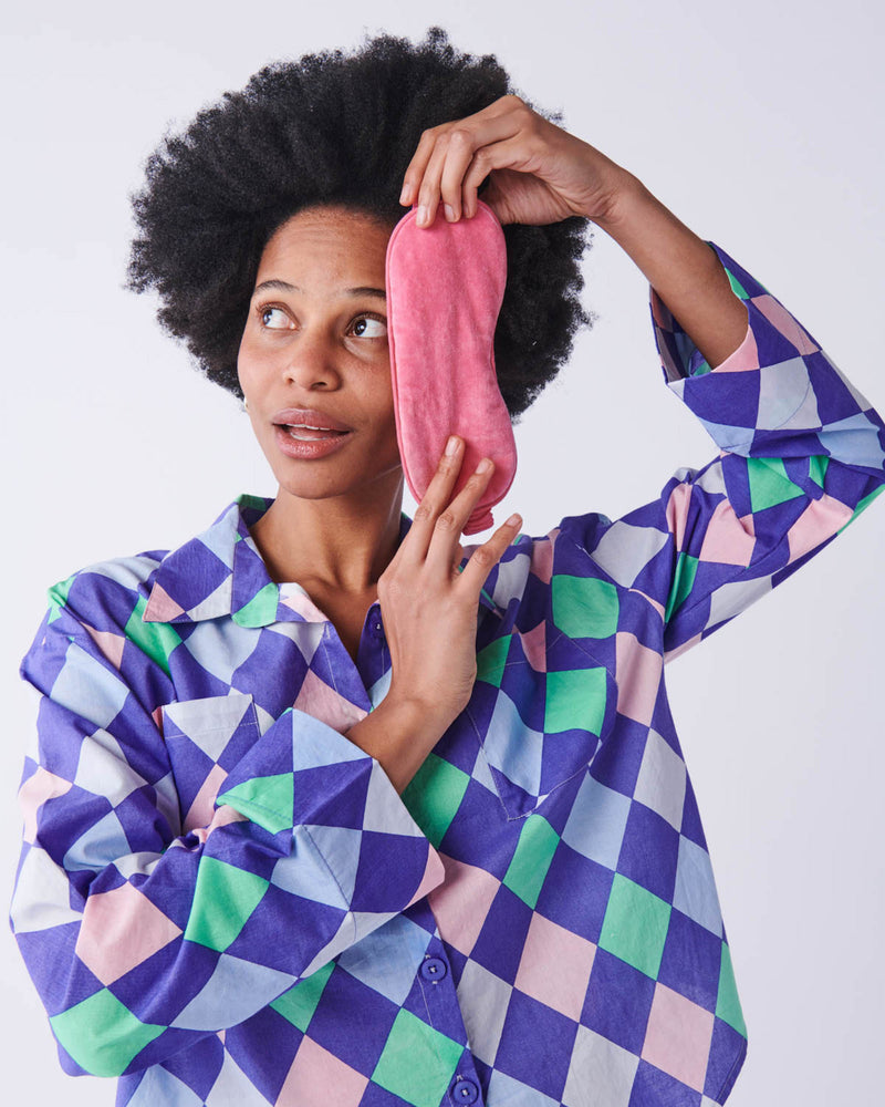 Harlequin Organic Cotton Long Sleeve Shirt & Pant Pyjama Set