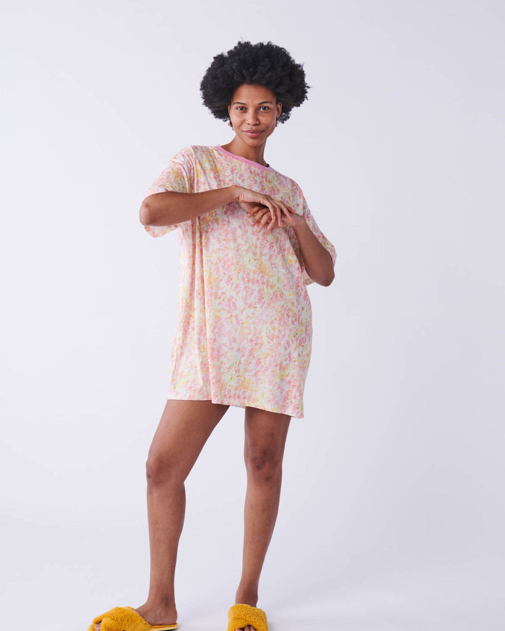 Oversized t top shirt sleepwear
