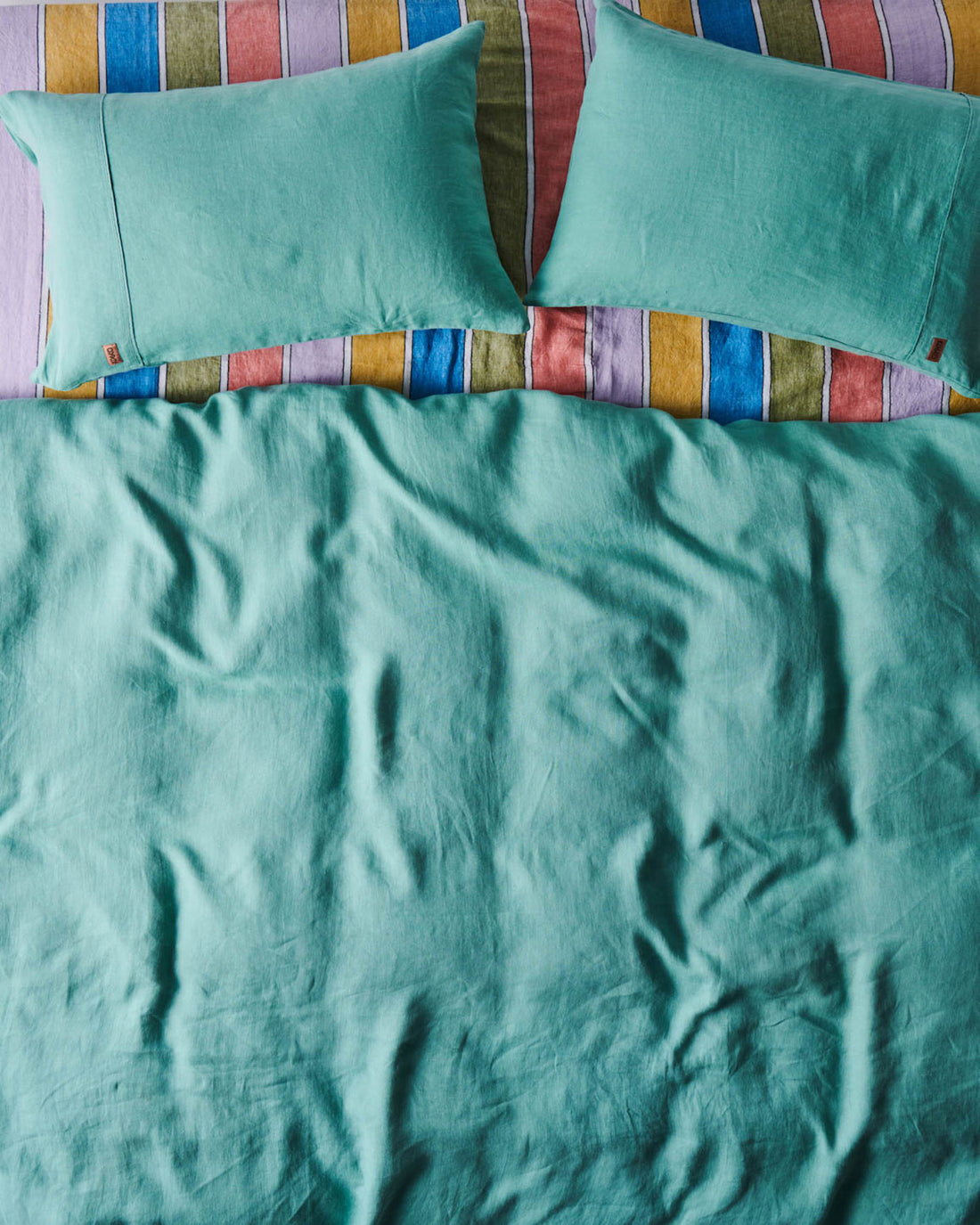 Wasabi Linen Pillowcases