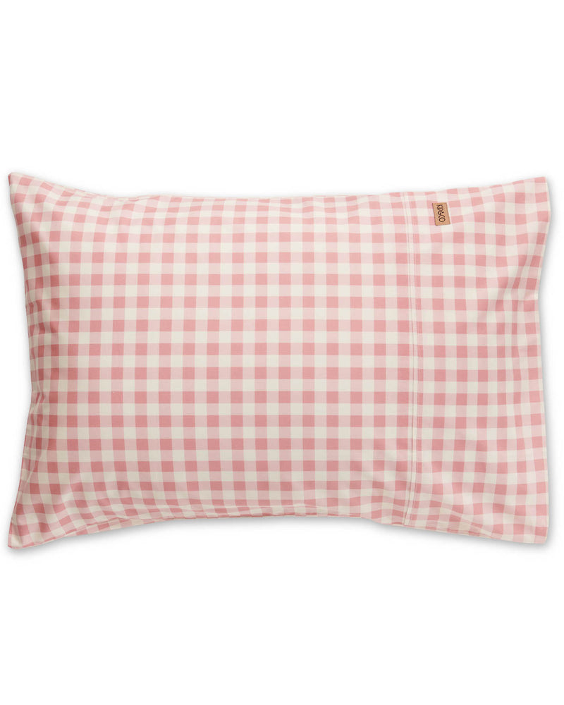 Gingham Candy Organic Cotton Pillowcases