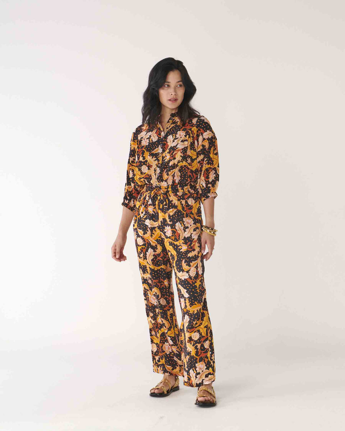 Secret Garden Silk Pants