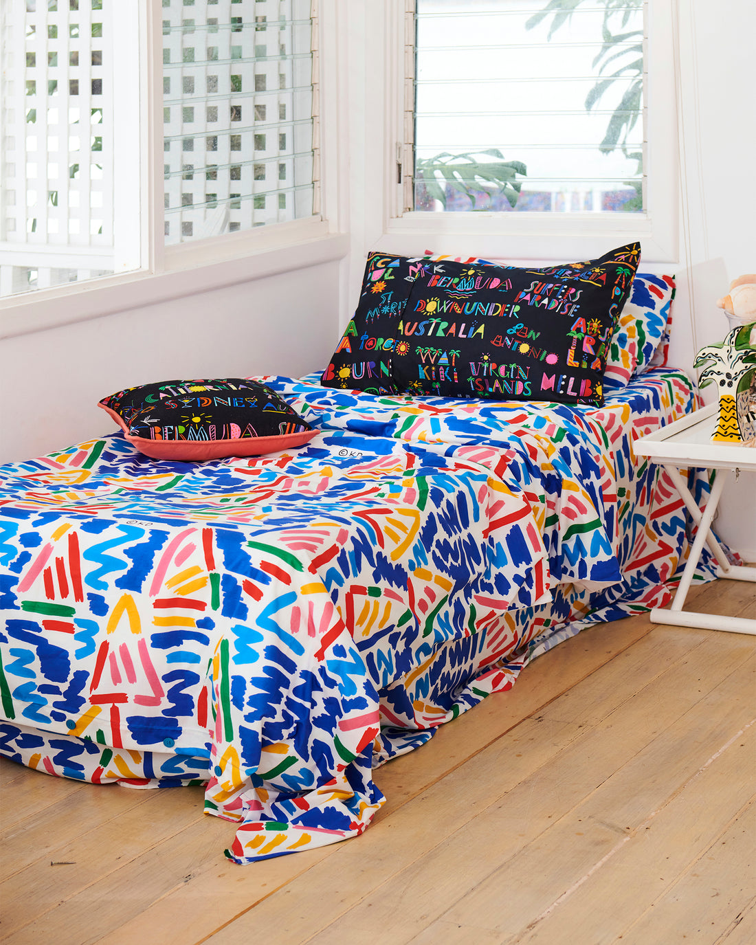 Kip&Co X Ken Done Little Tackers Organic Cotton Quilt Cover