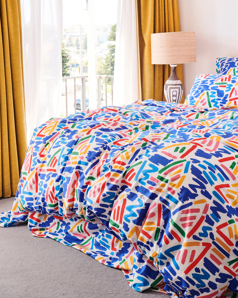 Kip&Co X Ken Done Little Tackers Organic Cotton Quilt Cover