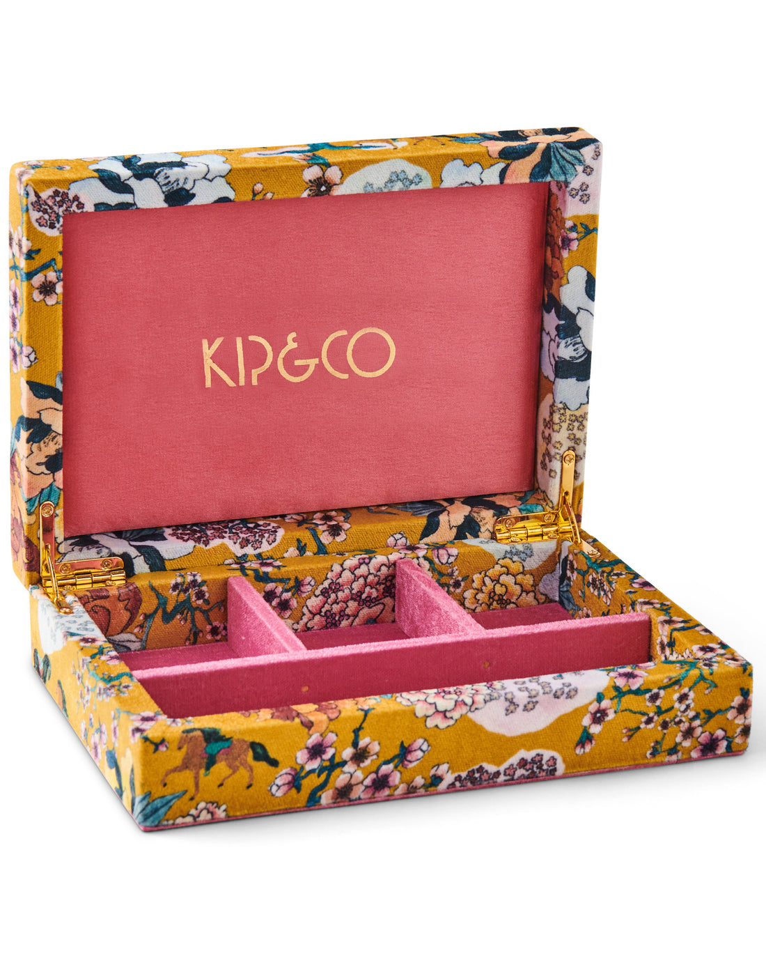 Gallop Small Velvet Jewellery Box