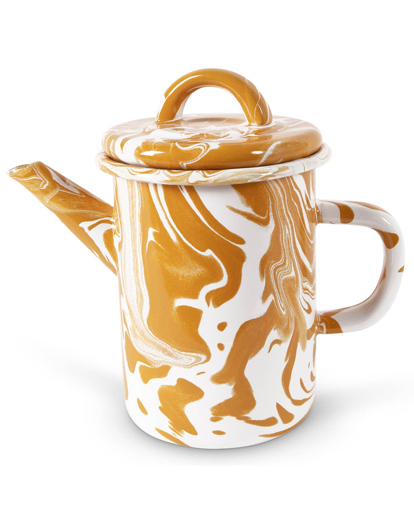 Golden Marble Enamel Teapot