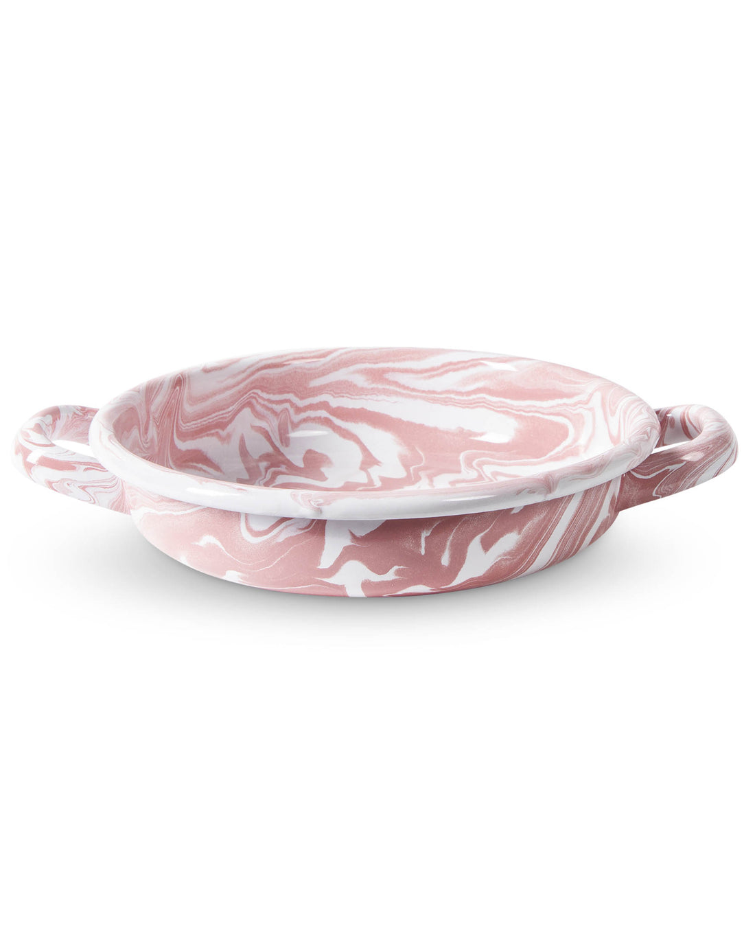 Pink Marble Enamel Cooking Pan