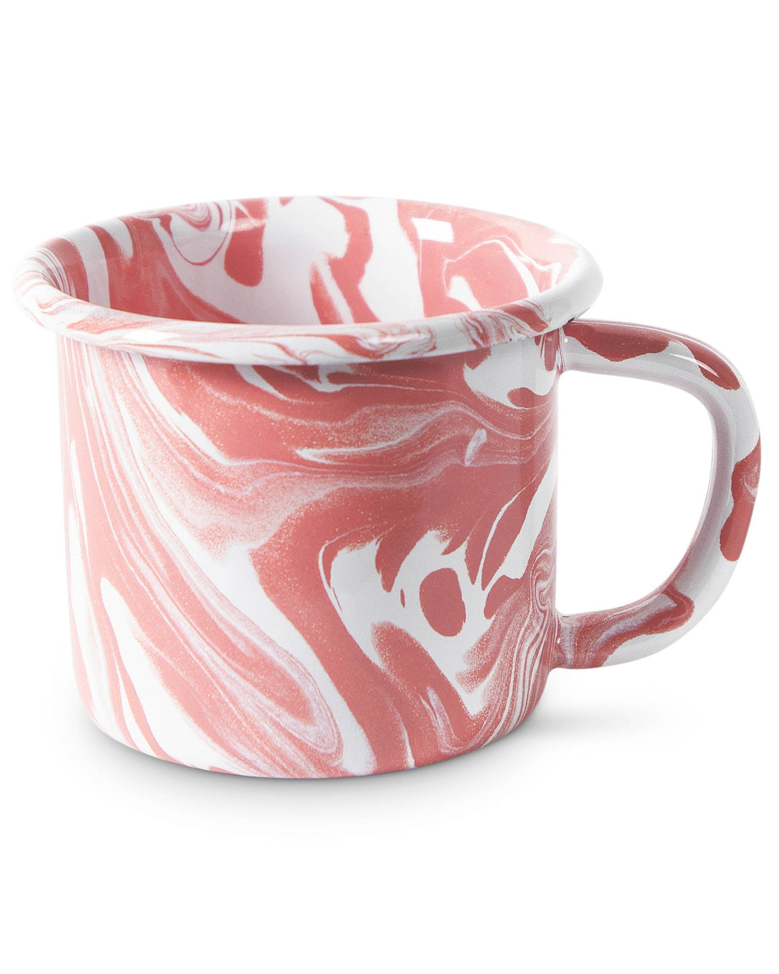 Pink Marble Enamel Mug 2P Set