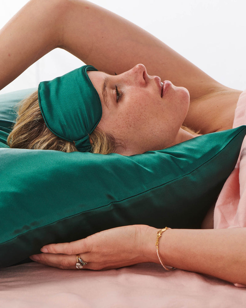 Botanica Green Silk Pillowcase (US)