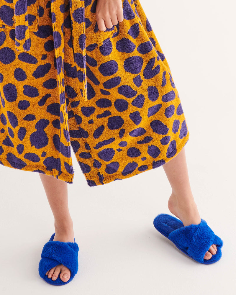 Dazzling Blue Adult Slippers