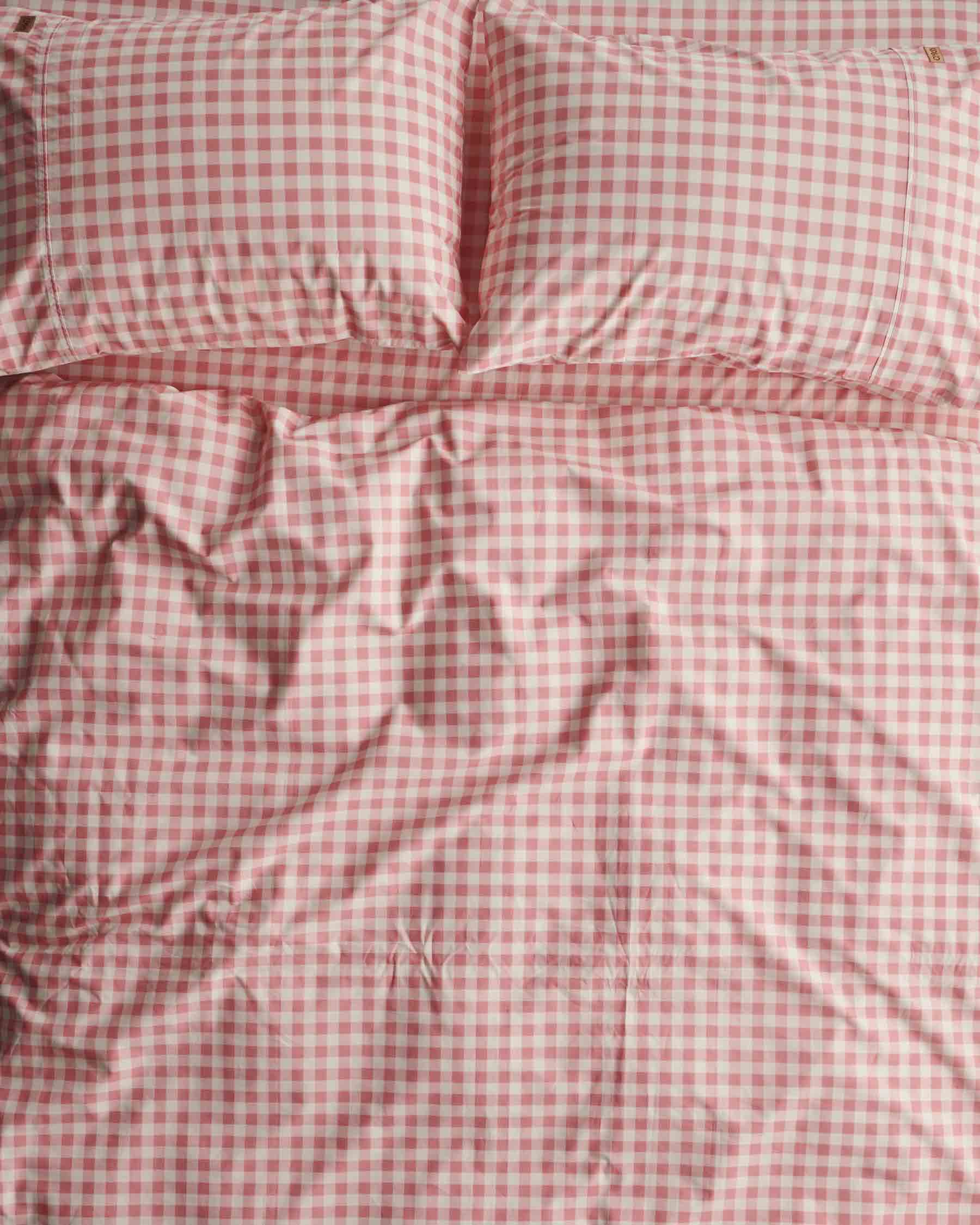 Gingham Candy Organic Cotton Quilt Cover Kip&Co