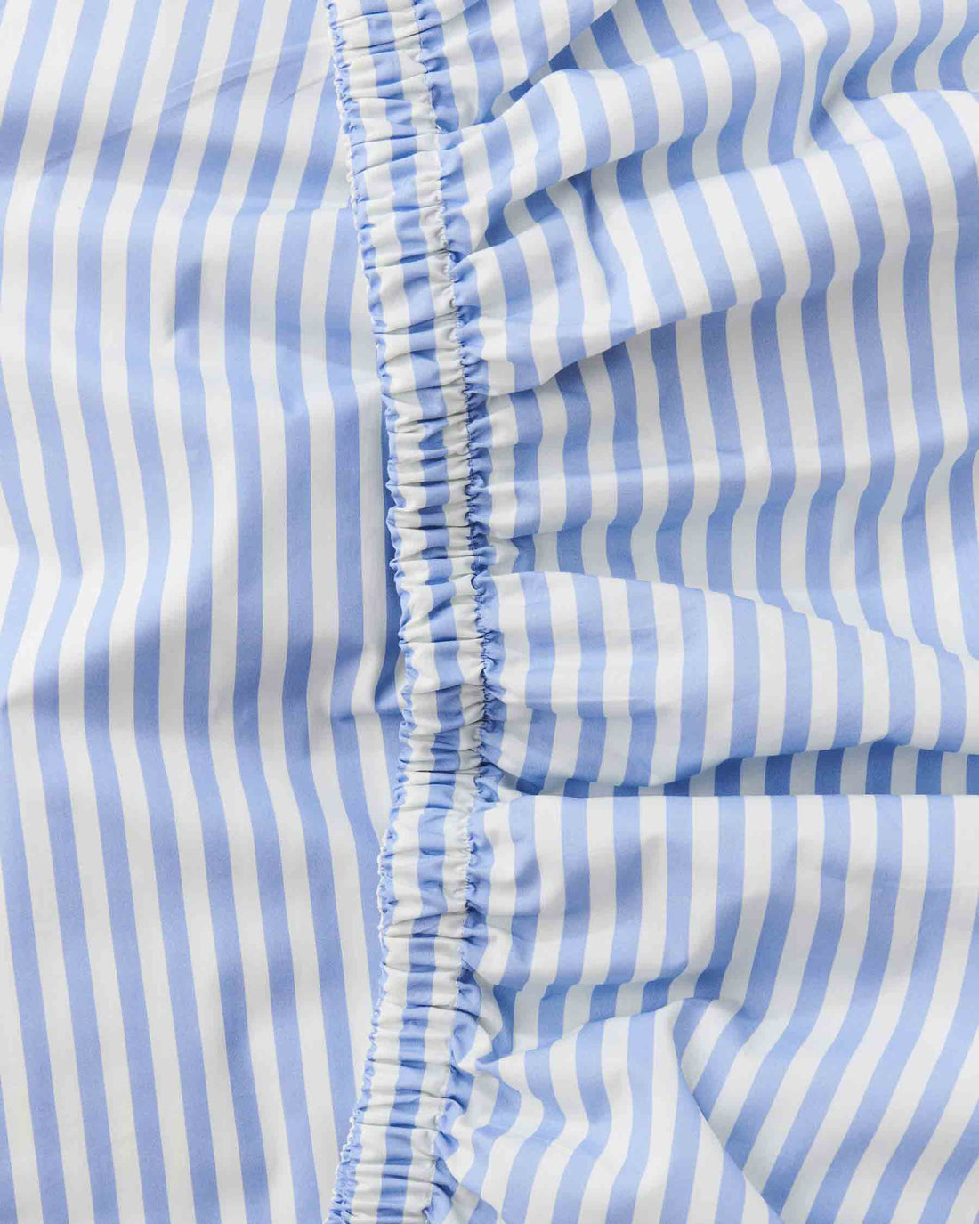 Seaside Stripe Organic Cotton Fitted Sheet (US)