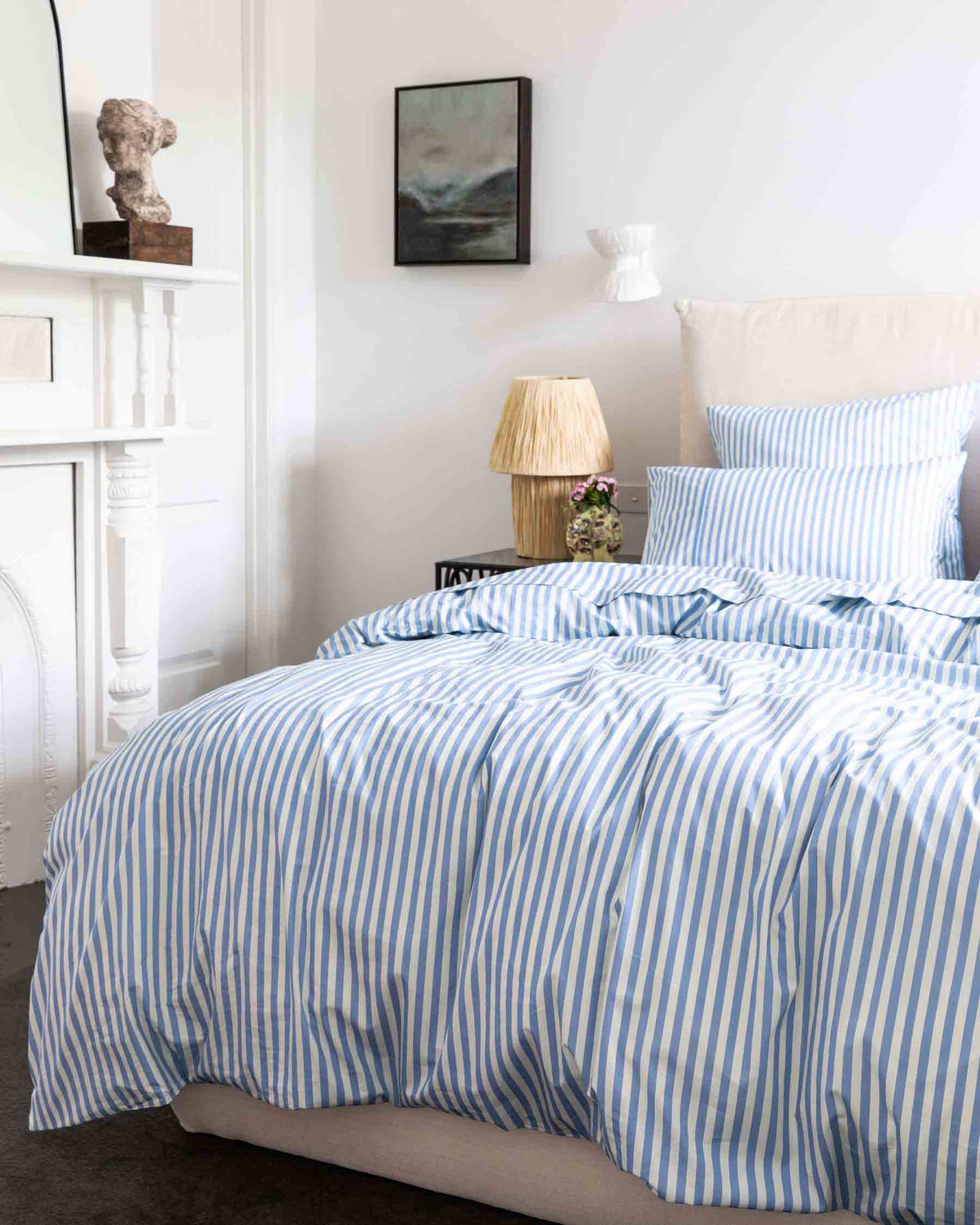 Seaside Stripe Organic Cotton Quilt Cover Kip Co